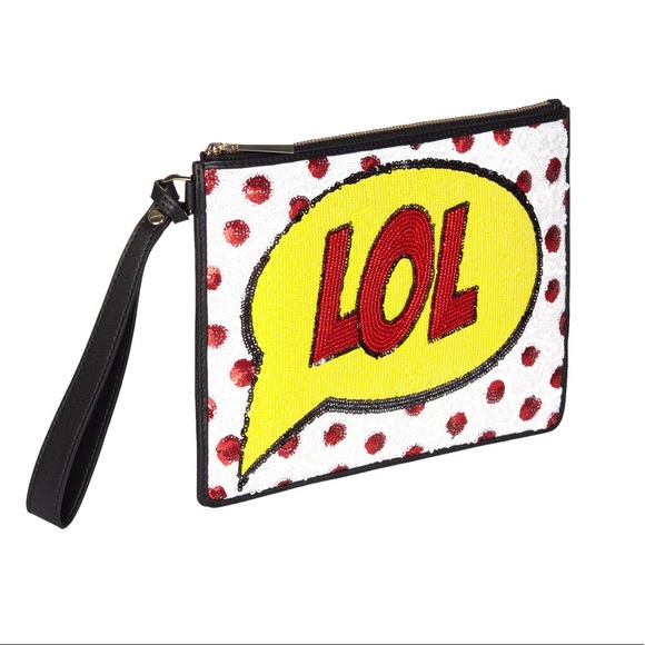 🆕 Alice + Olivia Lol Graphic Wristlet NEVER USED - Picture 4 of 5